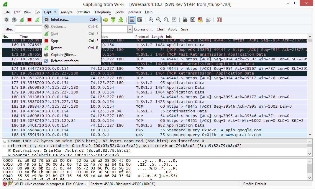 Wireshark oui tool